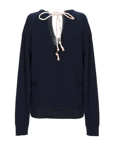 Shop Chloé Sweater In Dark Blue