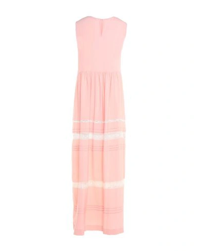 Shop P.a.r.o.s.h. Long Dress In Pink