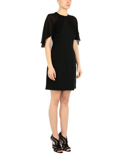 Shop Karl Lagerfeld Short Dresses In Black