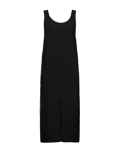 Shop Au Jour Le Jour Midi Dresses In Black