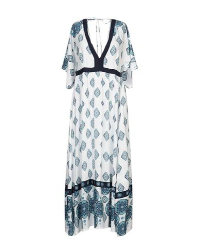 Shop Mc2 Saint Barth Long Dresses In White