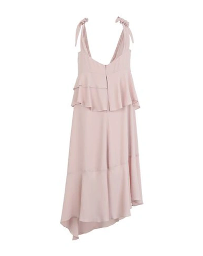 Hanita Woman Midi Dress Blush Size Xs Polyester In Pink