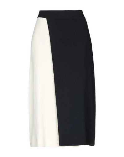 Shop Liviana Conti 3/4 Length Skirts In Dark Blue