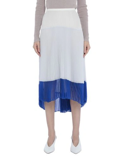 Shop Agnona 3/4 Length Skirts In Sky Blue