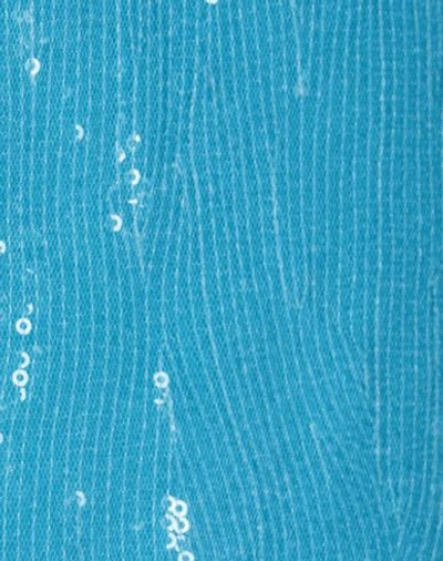 Shop Alberta Ferretti Woman Mini Skirt Azure Size 8 Polyester In Blue