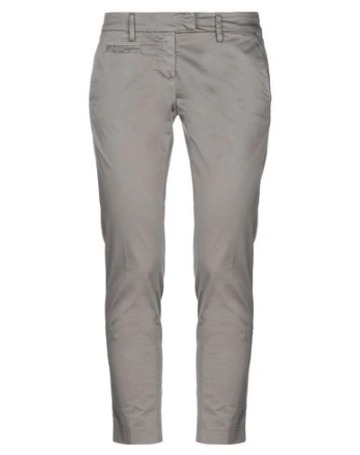 Dondup Cropped Pants & Culottes In Lead