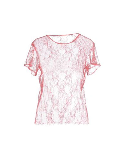 Shop Paolo Pecora Blouses In Pink