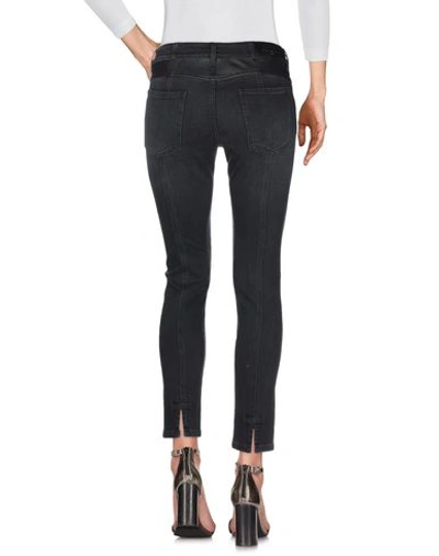 Shop Givenchy Woman Denim Pants Black Size 10 Cotton, Elastane, Calfskin