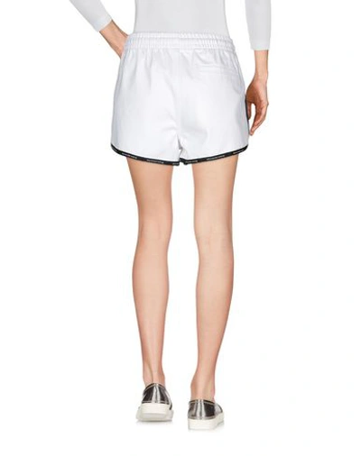 Shop Alexander Wang Denim Shorts In White