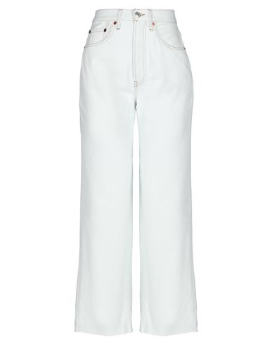 Re/done Denim Pants In White | ModeSens