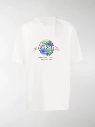 Shop Ader Error Studia Printed T-shirt In White