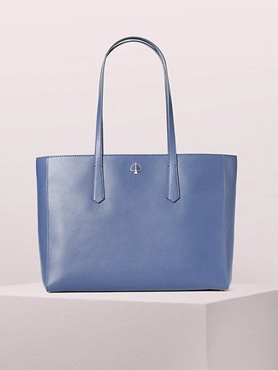 Shop Kate Spade Molly Large Work Tote In Celestial Blue