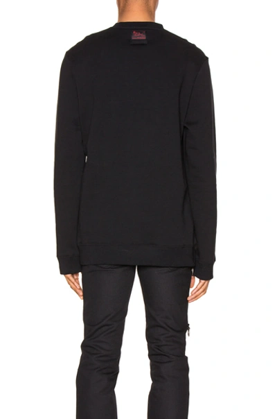 Shop Raf Simons Mother On Phone Crewneck In Black