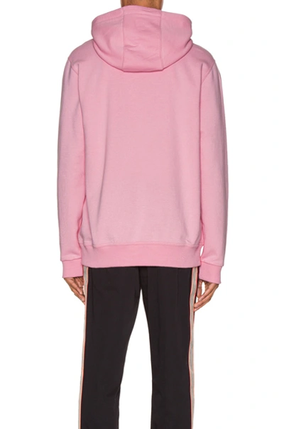 Shop Burberry Hoodie In Candy Pink