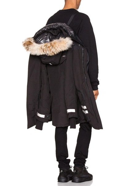 Shop Canada Goose Erickson Parka In Black