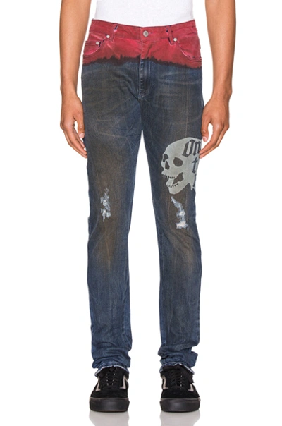 Hold Etched Dip Dyed Jean