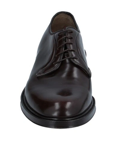Shop Premiata Laced Shoes In Dark Brown