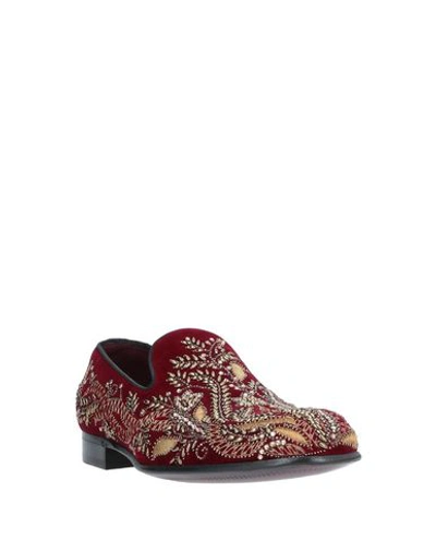 Shop Dolce & Gabbana Loafers In Maroon