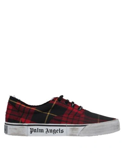 Shop Palm Angels Sneakers In Red
