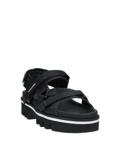 Shop Dsquared2 Sandals In Black