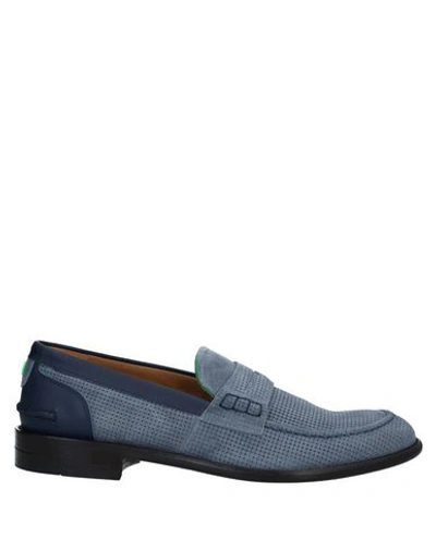 Shop Brimarts Loafers In Slate Blue