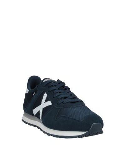 Shop Munich Sneakers In Dark Blue