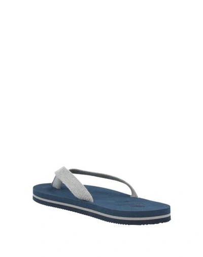 Shop Brunello Cucinelli Flip Flops In Grey