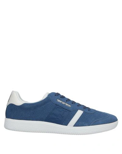 Shop Napapijri Sneakers In Slate Blue