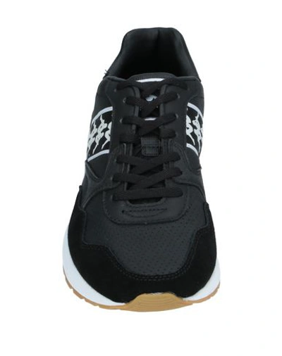 Shop Kappa Man Sneakers Black Size 10.5 Soft Leather