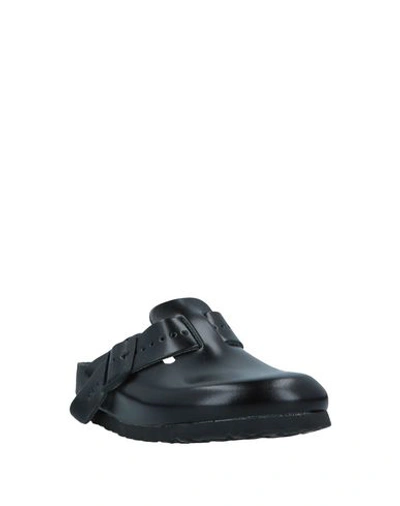 Shop Rick Owens X Birkenstock Woman Sandals Black Size 4 Soft Leather