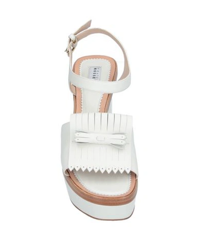 Shop Fratelli Rossetti Sandals In White