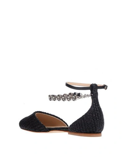 Shop Polly Plume Ballet Flats In Black