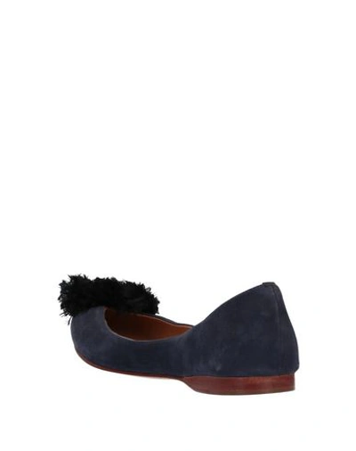 Shop Marella Ballet Flats In Dark Blue