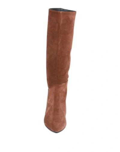 Shop Fiorifrancesi Knee Boots In Brown