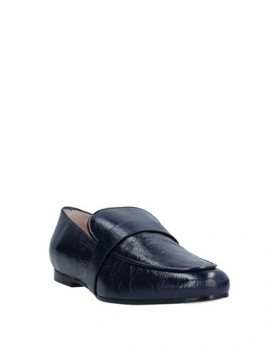 Shop Stuart Weitzman Loafers In Dark Blue