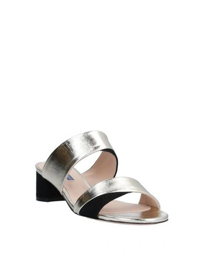 Shop Stuart Weitzman Sandals In Platinum