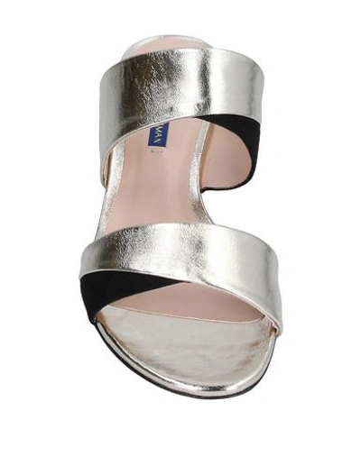 Shop Stuart Weitzman Sandals In Platinum