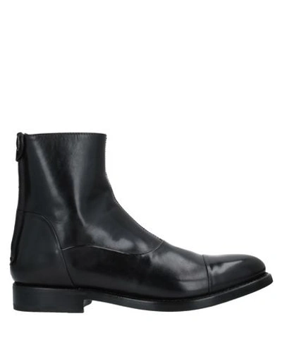 Shop Alberto Fasciani Ankle Boots In Black