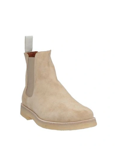 Shop Common Projects Ankle Boot In Beige