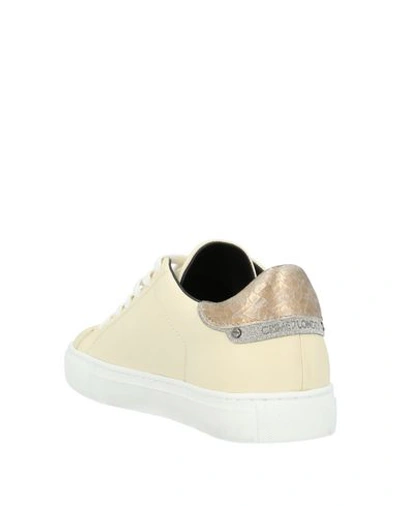 Shop Crime London Sneakers In Ivory