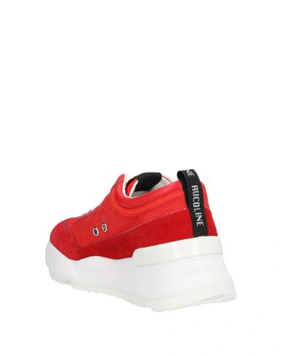 Shop Ruco Line Sneakers In Red