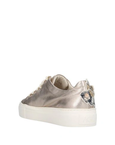 Shop Agl Attilio Giusti Leombruni Sneakers In Platinum