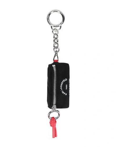 Shop Karl Lagerfeld Key Rings In Black