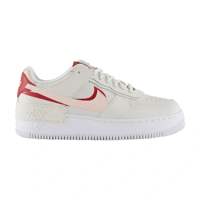 Shop Nike Air Force 1 Shadow Trainers In Phantom Cho Pink-gym Red