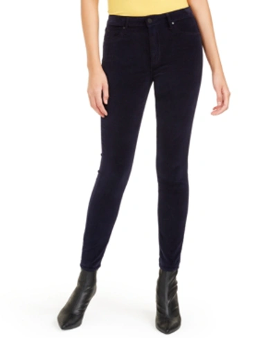 Shop Articles Of Society Hilary Velvet High-rise Jeans In Mammoth