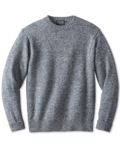Shop Pendleton Men's Shetland Crew Sweater In Pepper Marl
