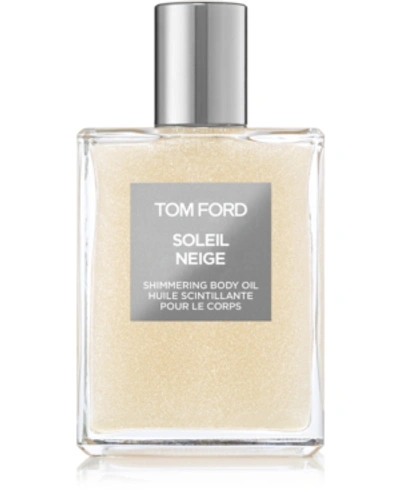 Shop Tom Ford Soleil Neige Shimmering Body Oil, 3.4-oz.