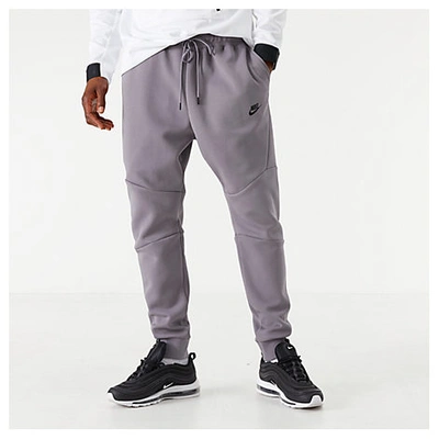 Shop Nike Men's Tech Fleece Jogger Pants In Grey