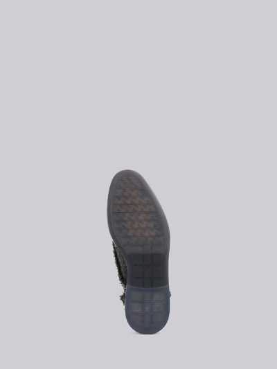 Shop Thom Browne Transparent Sole Lightweight Oxford In Grey