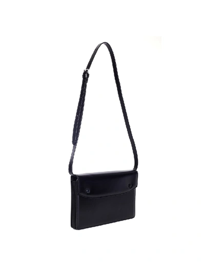 Shop Maison Margiela Black Leather Bag